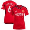 Maillot de Supporter Manchester United Martinez 6 Domicile 2023-24 Pour Femme